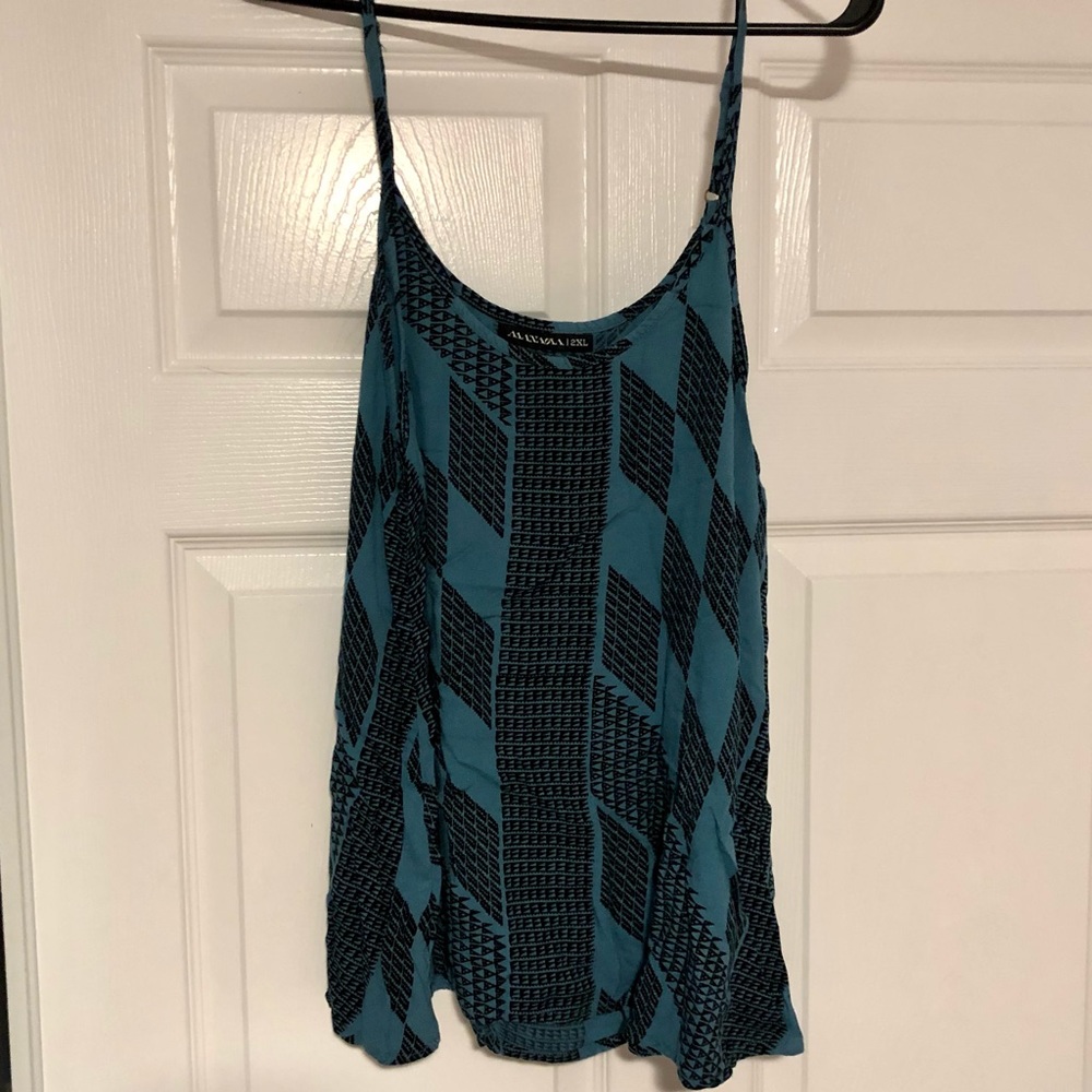 Blue Manaola Tank Top